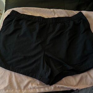 Black Colombia athletic shorts